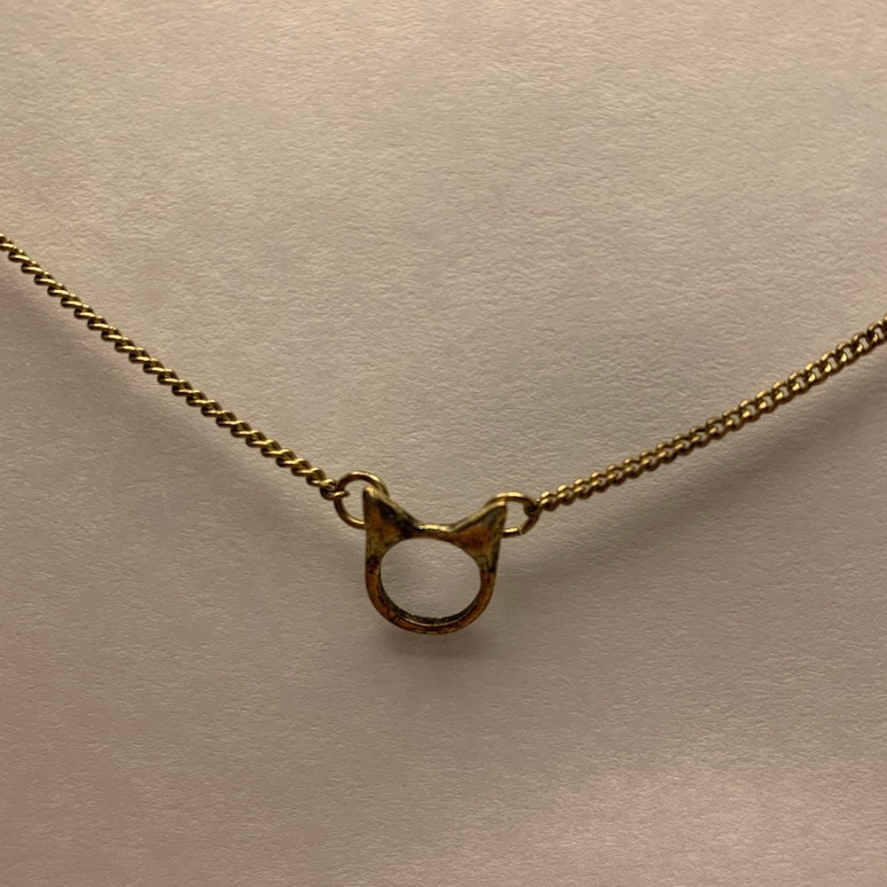 ♡ gold necklace